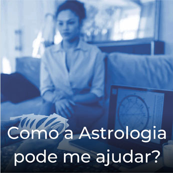 Moça durante terapia astrológica